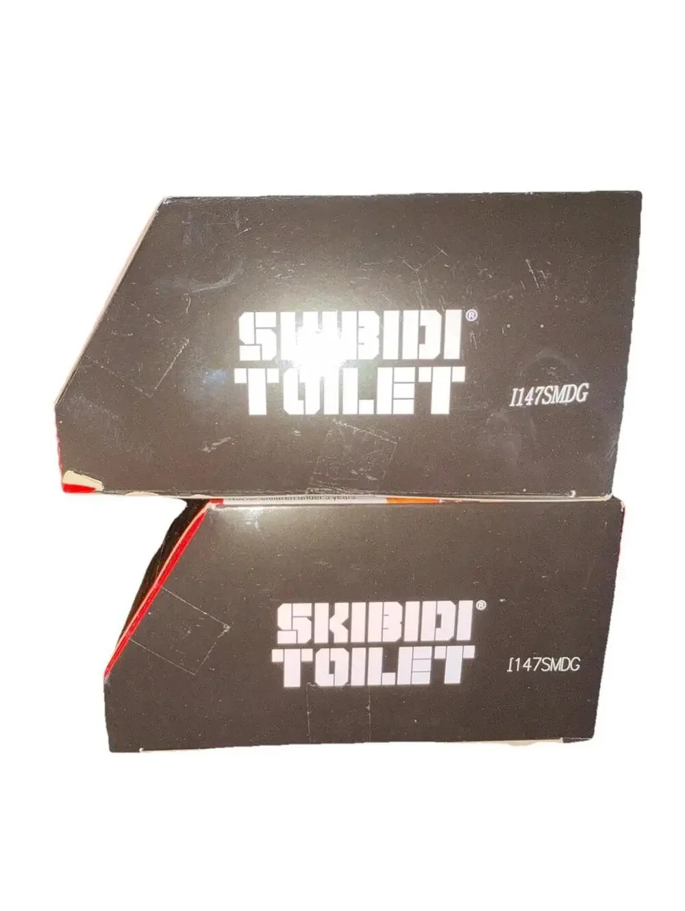 Lot Of TWO Skibidi Toilet Deluxe Figure Series Dark TV Man And Berserker Skibidi
